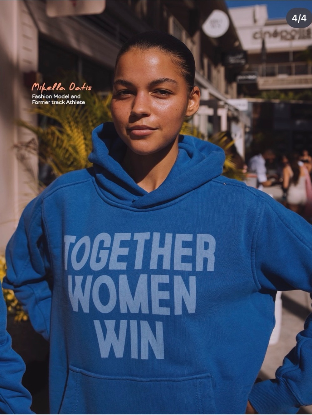 FP Movement X TOGETHXR A Cut Above Hoodie Size M NWT